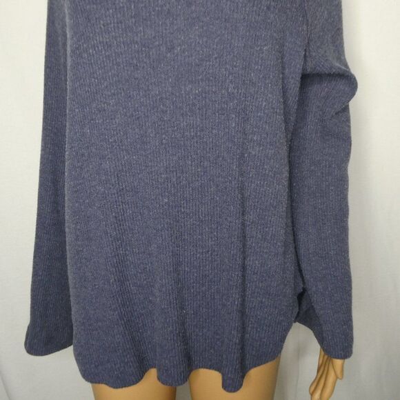 Michael Stars Ribbed Knit Raglan Turtleneck Top Md - Picture 4 of 10